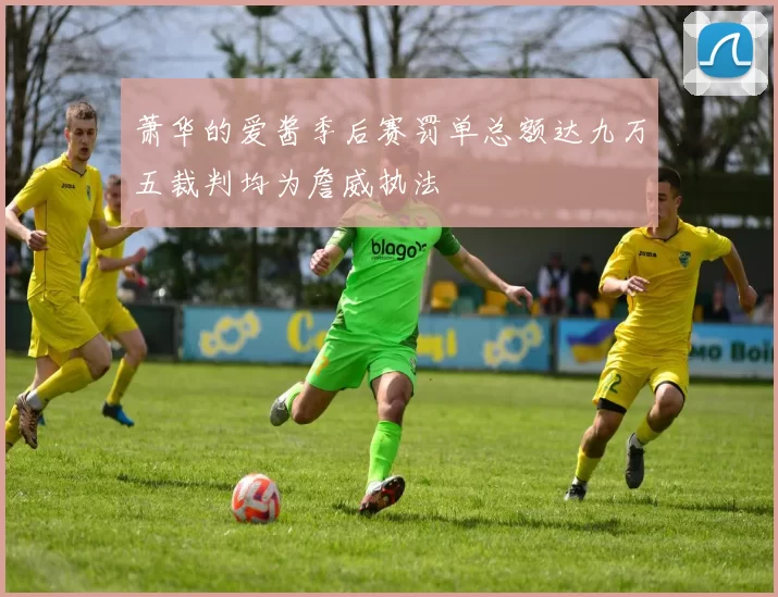 萧华的爱酱季后赛罚单总额达九万五裁判均为詹威执法